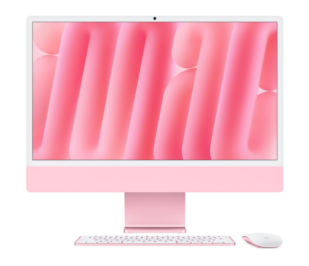 Apple iMac 24 M4/16GB/1TB/MacOS Retina 4,5K Różowy 8R GPU - 1350775 - zdjęcie